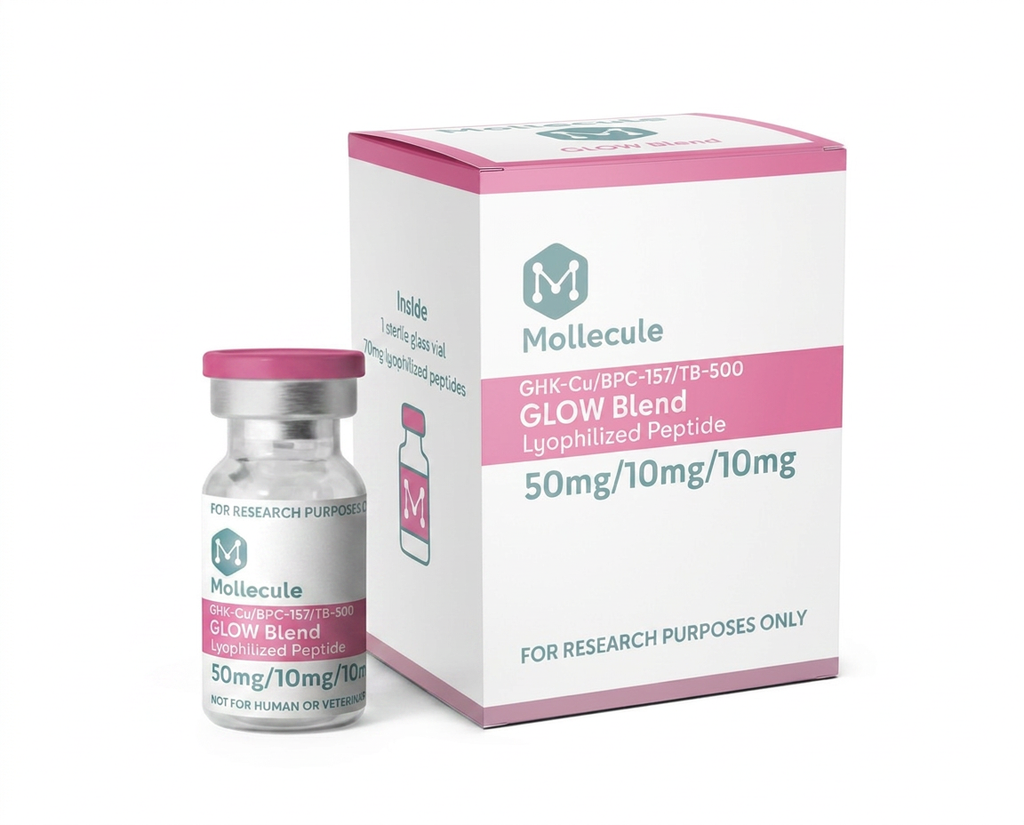 GLOW Blend | 50mg/10mg/10mg Peptide Vials